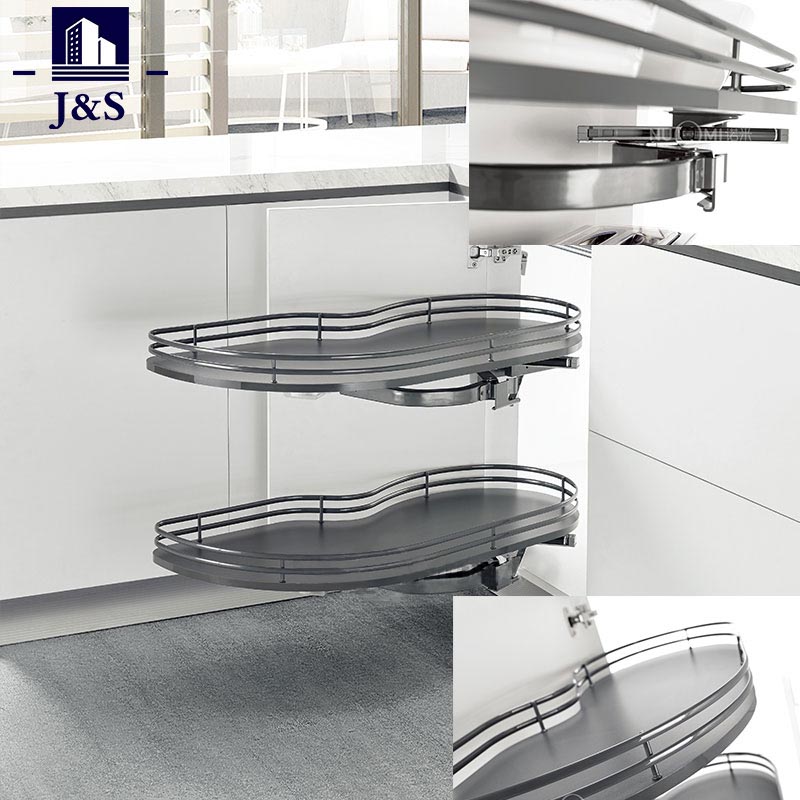 Devrelli mətbəx şkafı Magic Corner Baskets kiçik kosmik mətbəx səmərəliliyini yenidən müəyyənləşdirir?